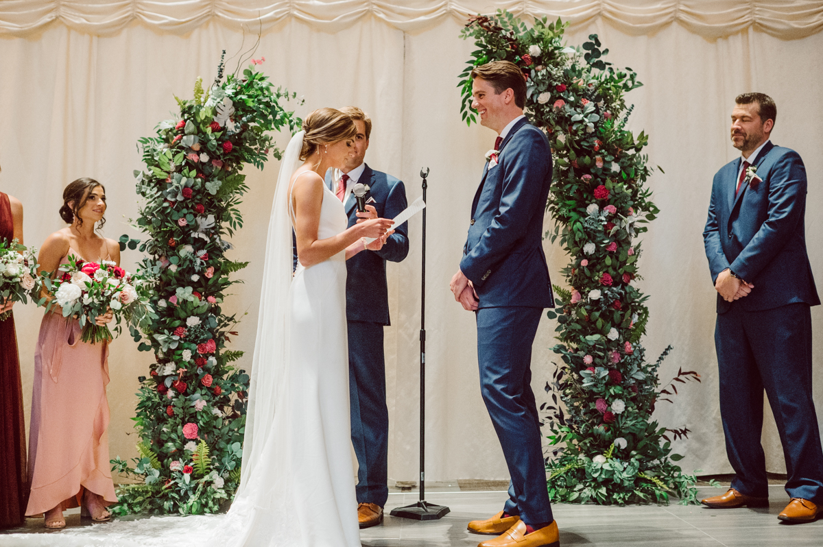 Lisa and Jon each got ready downtown Philly. Lisa at Philadelphia Marriott Old City and Jon at an airbnb on Ludlow Street Philly. Lisa and Jon got photo permit to all the gardens and landmarks near Union Trust. First look at 18th Century Garden then wedding photos at Rose Garden, Merchants Exchange Building, Front steps of First Bank and final photos in front of City Hall. Then we headed back to Union Trust to get Lisa and Jon married then to party like rock stars! Lisa and Jon's Union Trust Philadelphia wedding captured by Hey Karis is NY, NJ, Brooklyn, Hudson Valley and Catskills Wedding and Elopement Photographer.